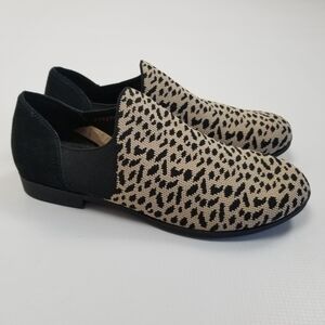 Cleo's By Skechers Chic Cheetah Slip-On Shoes 7.5